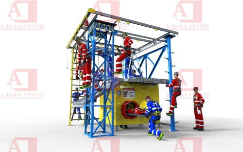 Учебно-тренировочный комплекс "Альпинист-01-02-1"